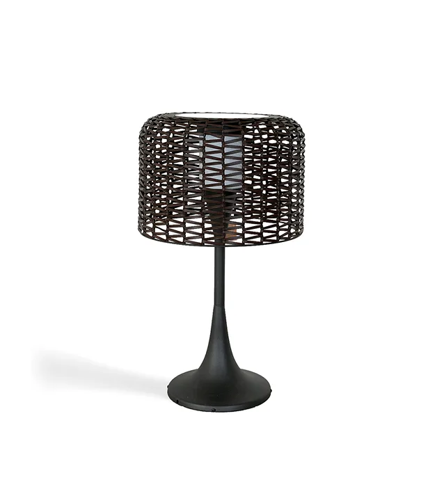 Outdoor Solar Table Lamp - BLACK_1