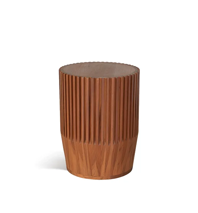 Teak Round Side table
